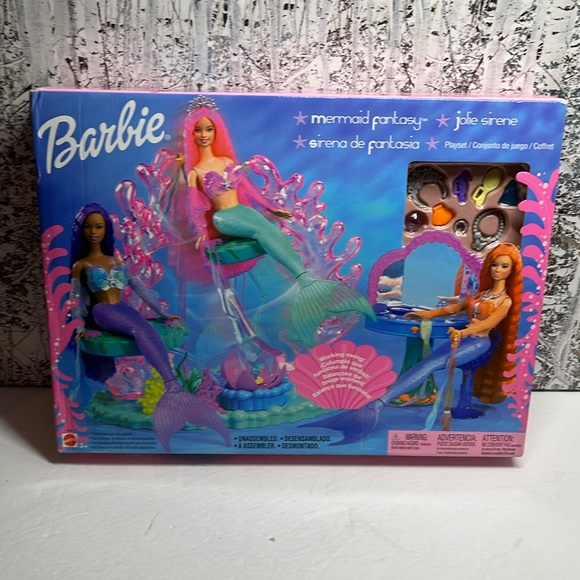 Mattel Other - Barbie Mermaid Fantasy Playset 2002 - NEW Rare 47863
